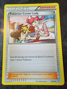 Pokemon Center Lady 68/83 Uncommon Pokemon Generations 