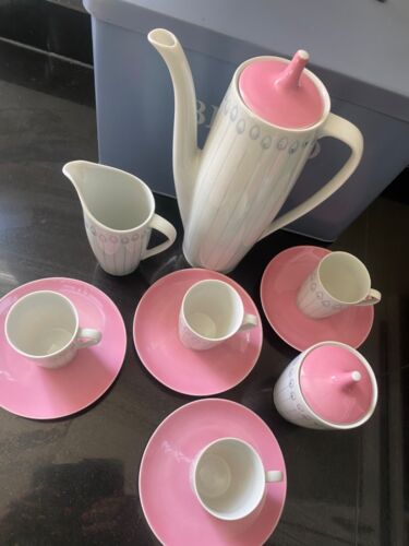 Cmielow Peacock Coffee Set Art Deco True Vintage Mid Century Modern #mcm Retro - Picture 8 of 11