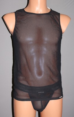 MANSTORE M 754 Slim Tank black  M oder XL 
