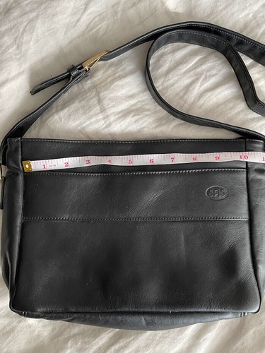 Borsa a tracolla SAS in pelle nuova con etichetta made in USA - Foto 3 di 8