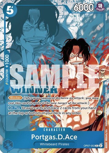 One Piece Monkey D Luffy OP07-073 BANDAI CARD GAMES Fest Promo