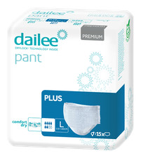 Dailee Pants Plus en Super M, L, XL - 15x Incontinentie Luiers Dames en Heren