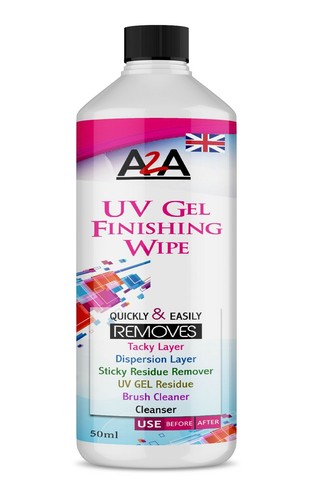 UV Nail Gel Finishing Wip, Sticky Residue Remover, Cleanser, Brush Cleaner - Picture 3 of 6
