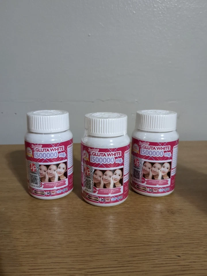 3 Bottle Supreme Gluta White 1500000Mg Whitening Softgel 30pc - Image 2 of 4