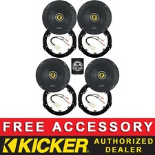KICKER CSC654 6.5" OEM SPEAKER REPLACEMENT FULL KIT FOR FORD ESCAPE 2013-2022