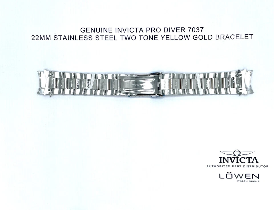 Brand New Invicta Pro Diver 7037 22MM Stainless Steel Watch Band - Image 2 of 3