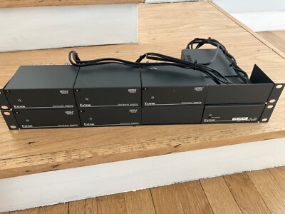 5 Extron MDA 3AV, 3 Output Composite Video & Stereo Audio DA with Power Supply