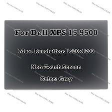 15.6" Gray Dell XPS 15 9500 FHD LCD LED Display Non-Touch Screen Panel Assembly