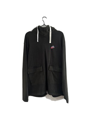 Nike Men's Sportswear Heritage Essentials Knit Hoodie Black Small DA0037-010