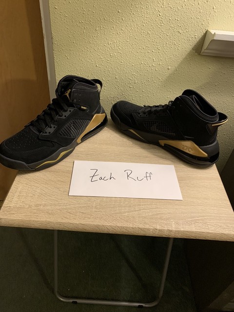 jordan pro strong black and gold