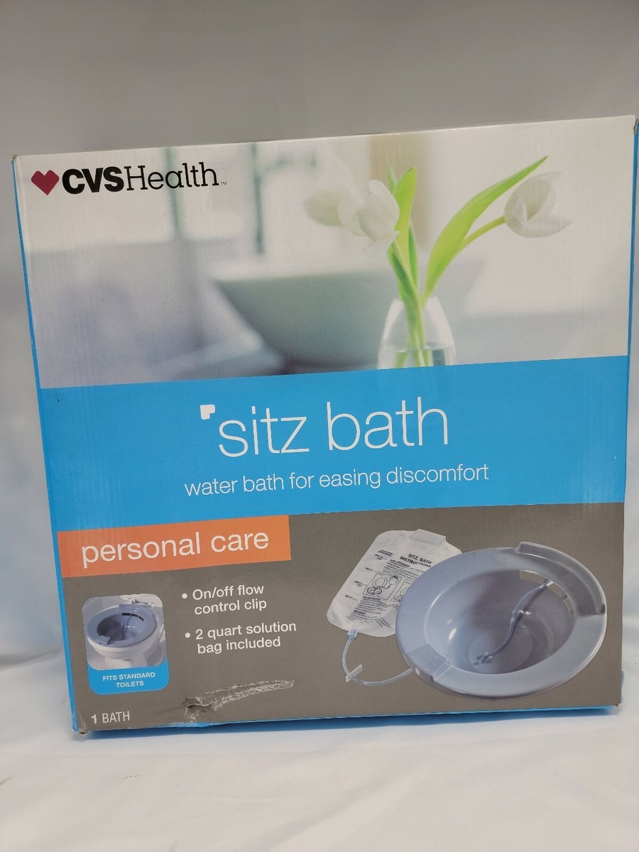 Medical Sitz Bath With On/Off Flow Control Clip & Solution