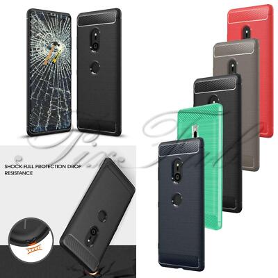 Per Sony Xperia XZ3 H8416 Nuovo pelle Nera Portafoglio Custodia