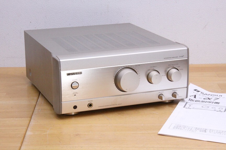 サンスイ　A-α7＋T-α7 SANSUI A-α7の仕様 サンスイ