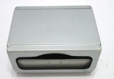 Tork 13TBS Silver Brushed Steel Dual Sided Table Top Napkin Tissue Dispenser