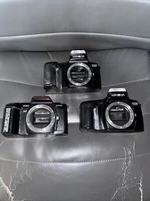 Bundle Of 3 Minolta Maxxum 5000i 5000 35mm SLR Film Camera Body Only