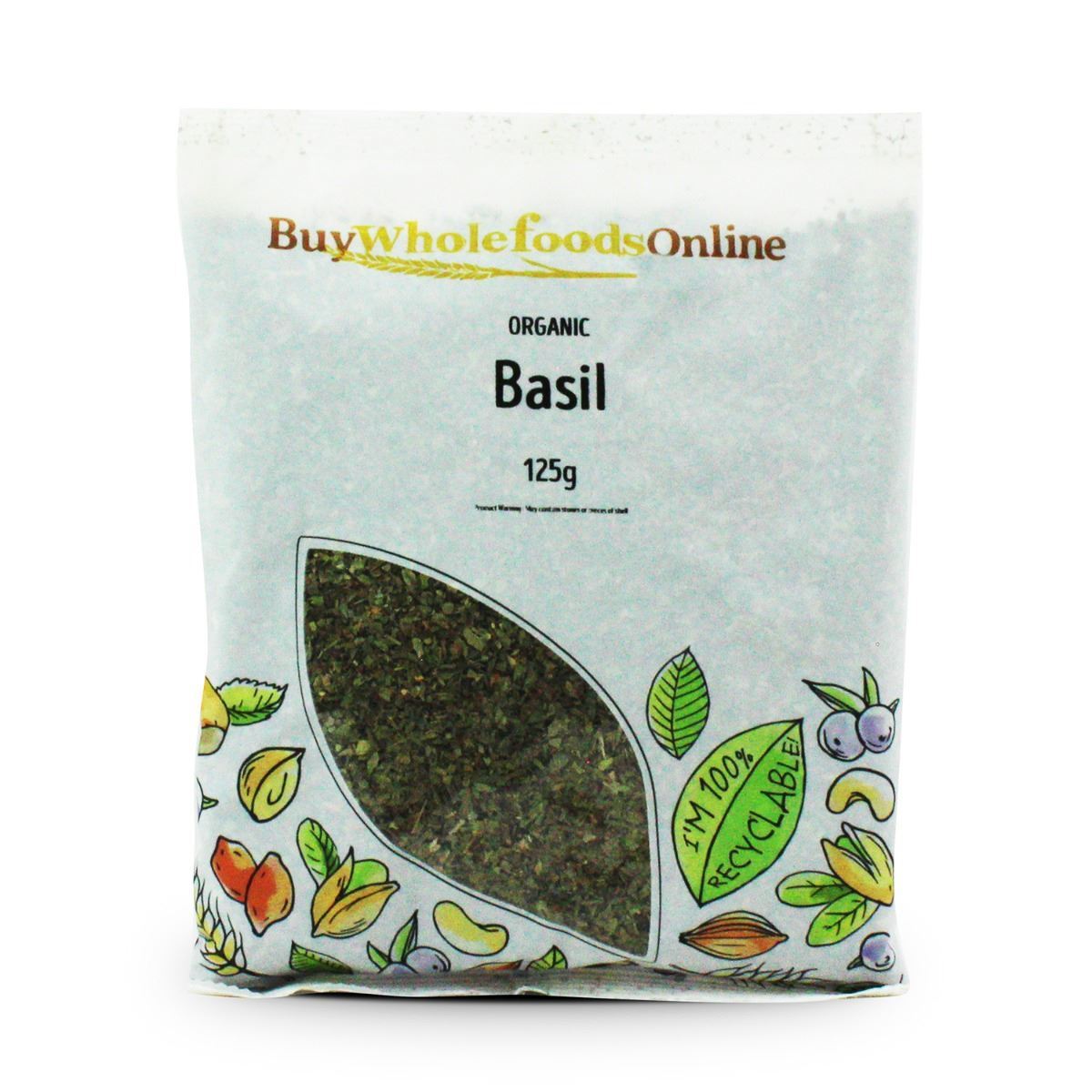Organic Basil 125g | BWFO | Free UK Mainland P&P