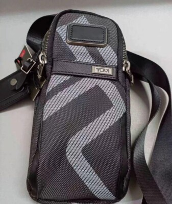 TUMI Alpha Compact Sling Nylon UNISEX Fashion Basket bags Black / Point Outlet