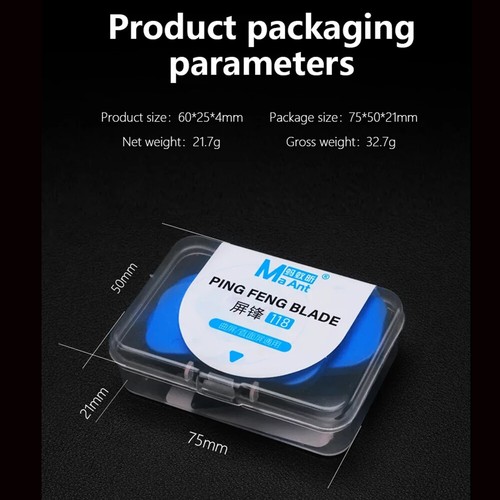 Ultra Thin Opening Pry Tool Kit Phone Screen Battery disassembly Removal AAU - Zdjęcie 9 z 15