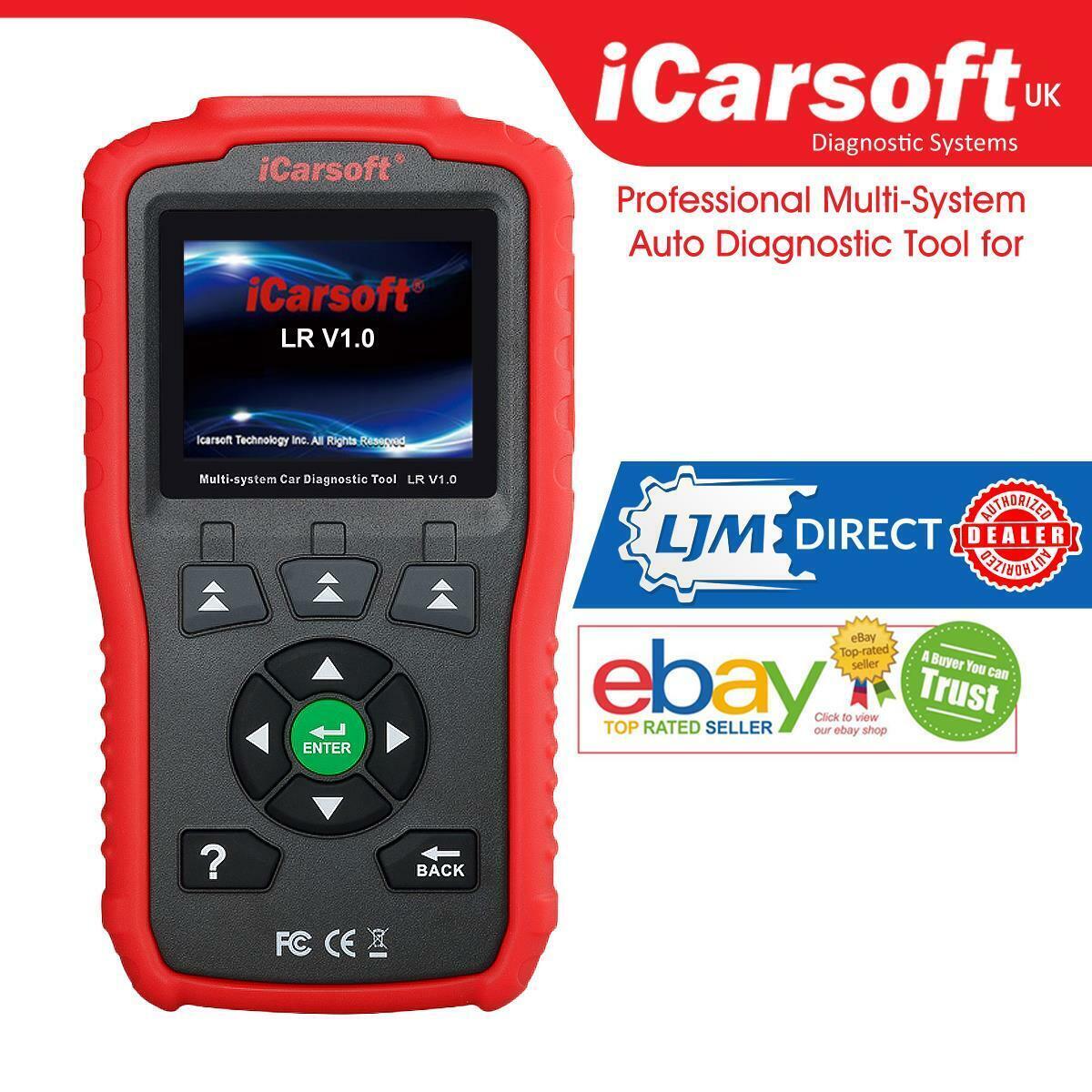 iCarsoft LR V1.0 2024 - per Land Rover Jaguar Auto Diagnostico Scan Tool UK