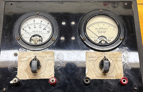 INSTRUMENTO ELÉCTRICO DE COLECCIÓN Corp Multímetro Triplete | eBay