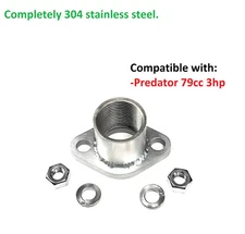 Exhaust Adaptor Female 3/4 Flange for: Predator 79cc from Harbor Freight Tools