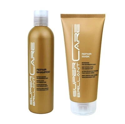 Super Brillant Care Repair Shampoo 250ml + Maske 200ml HairHaus