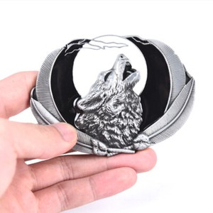 wolf belt buckle