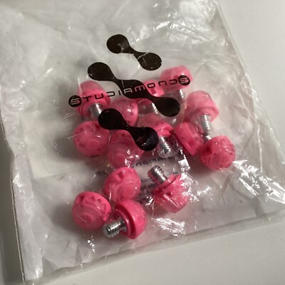 S053 - Studiamonds Gummistollen Fußballschuhe - Pink - 14 Stück 