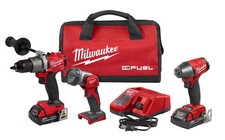 Milwaukee 2991-23 M18 FUEL 18V Lithium-Ion Cordless 3-Piece Combo Kit (XC5.0)