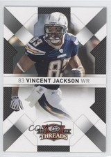 2009 Donruss Threads Vincent Jackson #82 2x3
