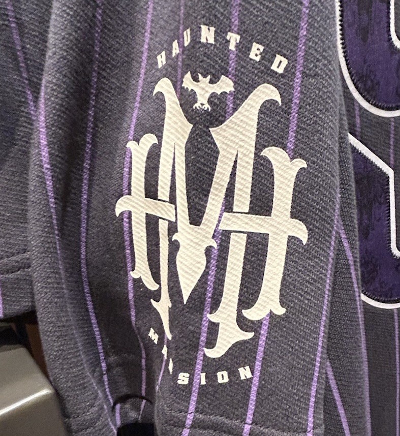 Disney Parks Haunted Mansion Baseball Jersey Adult XL NWT - 999