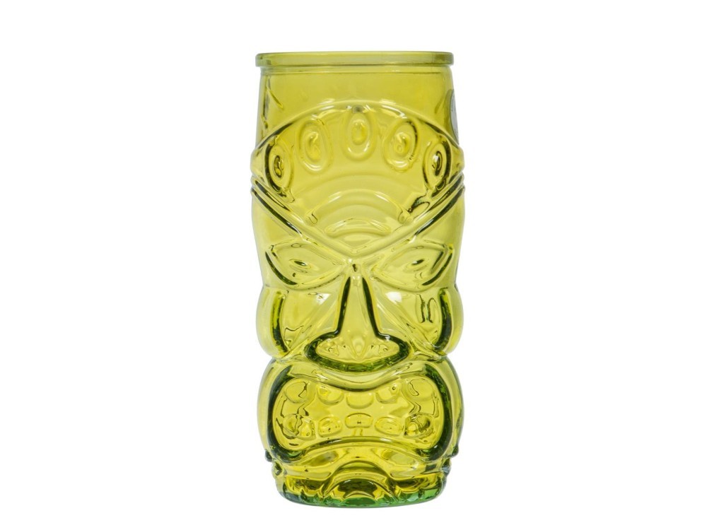 6 Glasses In Glass Totem Yellow cl 55 Home