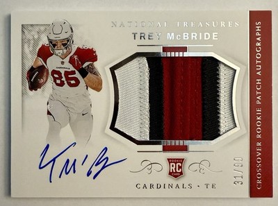 🔥2022 PANINI NATIONAL TREASURES CROSSOVER ROOKIE PATCH AUTO /99 TREY MCBRIDE🔥