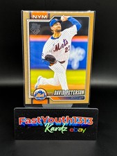 David Peterson 2026 Topps Series 1 Gold /2026 #215 Mets SP Rare