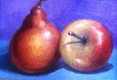 Original Still Life Small Size with Frame 5x7 Inches