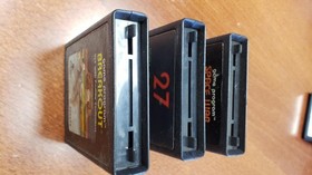 Atari 2600 Game Lot 24 Carts Pitfall Kaboom Atlantis Mario Bros Pac‑Man