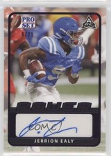 2021 Leaf Pro Set Power Base Purple Spectrum Foil 9/25 Jerrion Ealy Auto 2b7