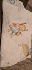 Vintage Springs Mills Nursery Rhyme Fitted Crib Sheet Old King Cole Storybook...