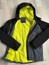 Winterjacke Icepeak Gr. 176 Schwarz mit Kapuze Abnehmbar outdoor Junge 