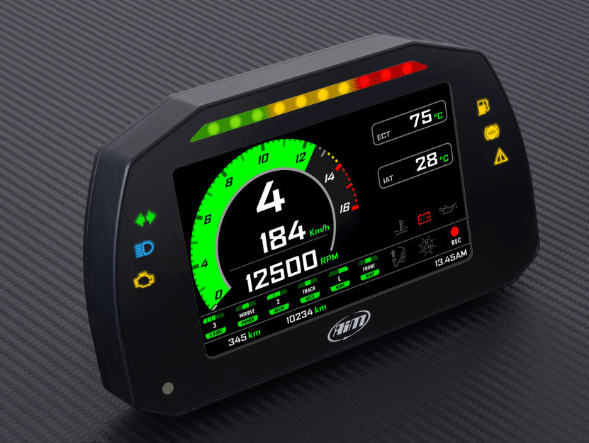 zx10r AIM mxk-10 メーター AIM MXK10 – Plug & Play Dash Data Logger Gen 5 ZX-10R / RR
