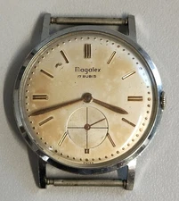 ANTIQUE MEGALEX MECHANICAL WRISTWATCH cal. Weights 320 YEARS 50 Old Wrist Watch