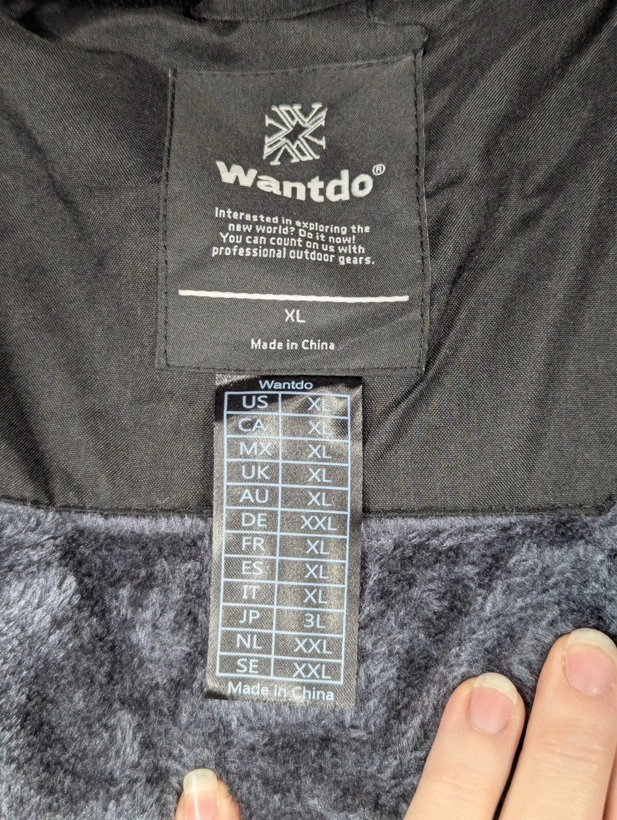 Wantdo - Waterproof - Winter Jacket - Men's Coat - Color Black - Size XL image 4