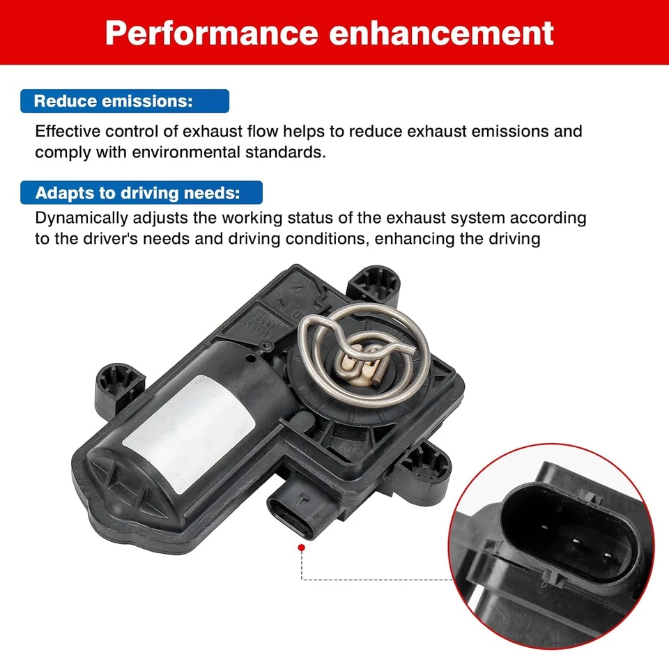 Actuadores de válvula de escape 68239269AF para Cummins Dodge Challenger Charger 2015-23 Foto 3 de 4