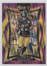 2024 Panini Select Concourse Purple Shock Prizm /360 Najee Harris #85 6q5