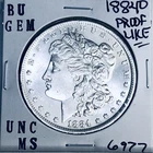 1884 O BU GEM MORGAN SILVER DOLLAR UNC MS+++ U.S. MINT RARE COIN 6977