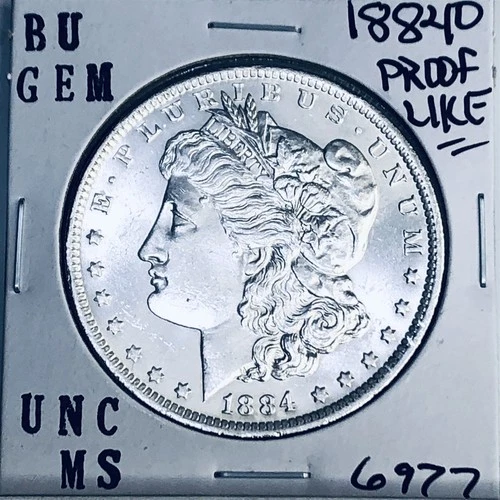 1884 O BU GEM MORGAN SILVER DOLLAR UNC MS+++ U.S. MINT RARE COIN 6977