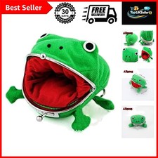 Anime Frog Coin Purse, Plush Cosplay Wallet for Party Gift Frog