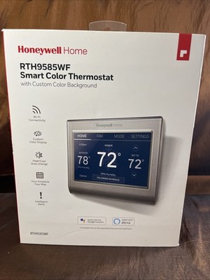 Honeywell Home Wi-Fi Smart Custom Color Thermostat RTH9585WF