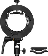 S2 Speedlite Bracket Bowens Mount Holder for Speedlite Flash Snoot Softbox Honey