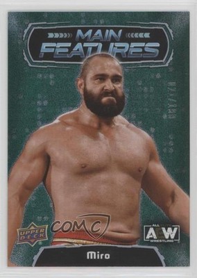 2022 Upper Deck AEW All Elite Wrestling Main Features Green 21/199 Miro 1i24